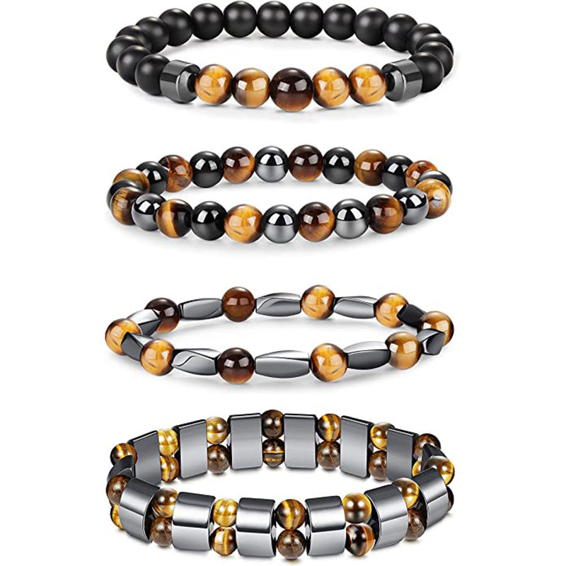 Wholesale Tiger Eye Magnetic Material Bracelet
